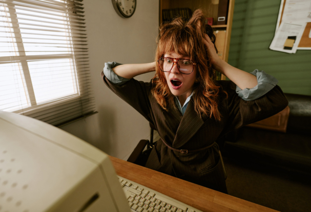 frustrated business owner after a bad freelance WordPress developer hire
